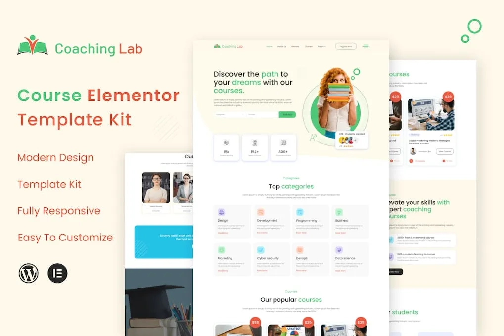 Coaching Lab – Coaching Center Elementor Template