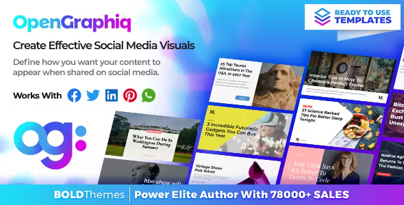 OpenGraphiq Social Image Generator