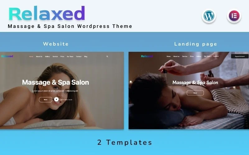 Relaxed – Massage & Spa Salon WordPress Theme
