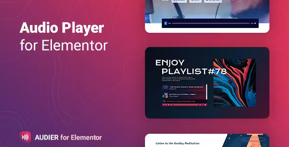 Audier Audio Player for Elementor