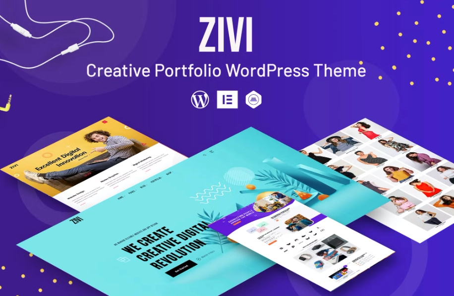 Zivi – Creative Portfolio WordPress Theme