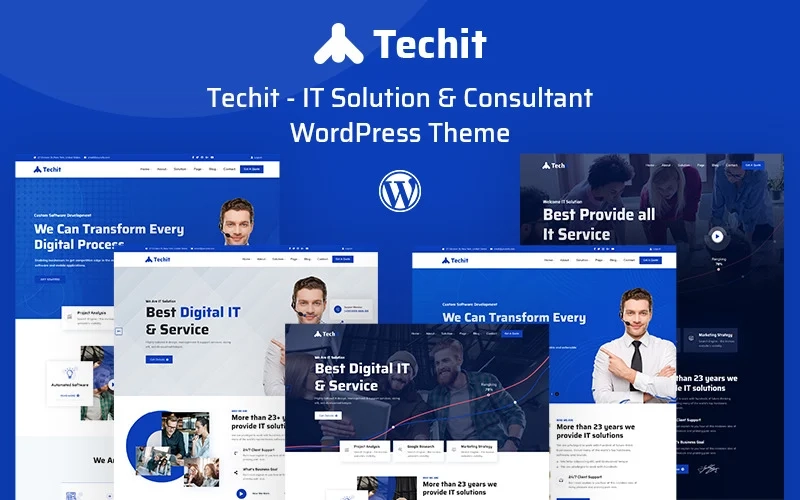 Techit – IT Solution & Consultant WordPress Theme