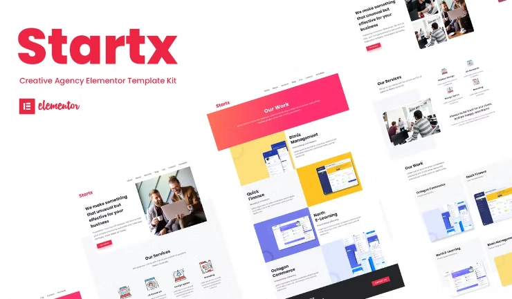 Startx – Creative Agency Elementor Template