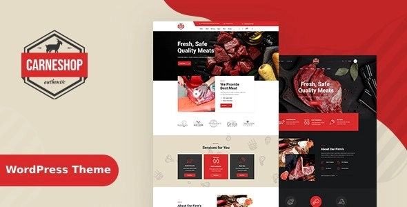 CarneShop – Butcher & Meat Shop WordPress Theme + RTL