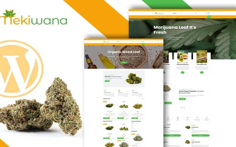 Mekiwana – Medical Cannabis Shop WordPress Theme