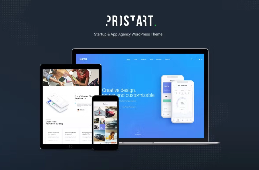 Prostart – Startup & Corporate WordPress Theme