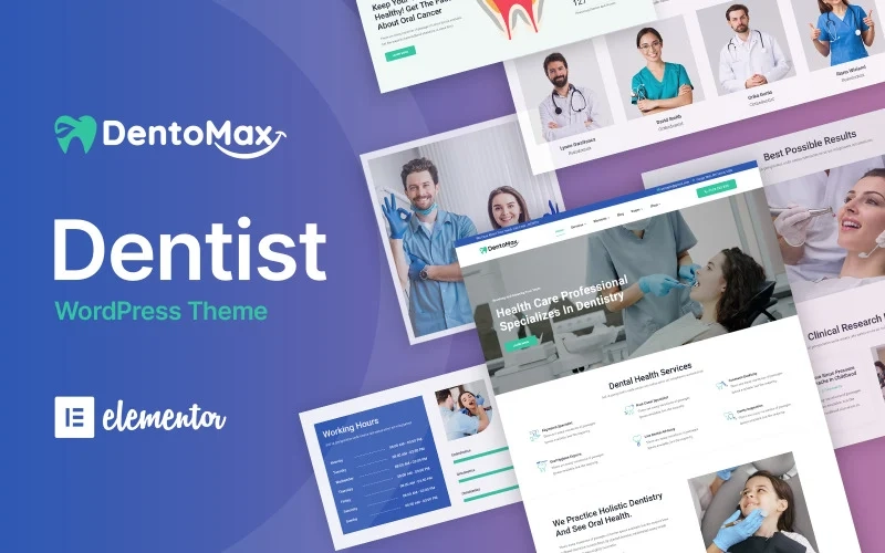 DentoMax – Dentist, Medical & Healthcare WordPress Theme