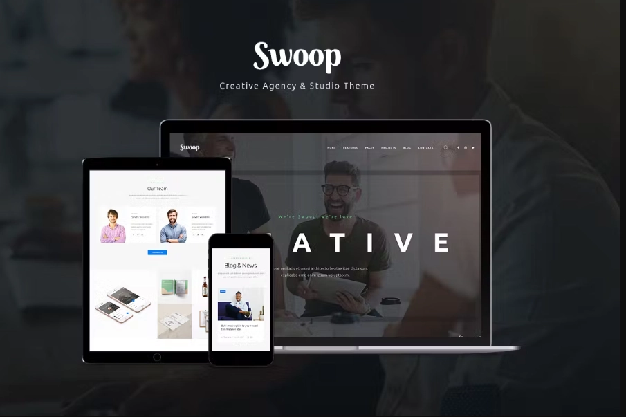 Swoop – Creative Agency and studio Theme