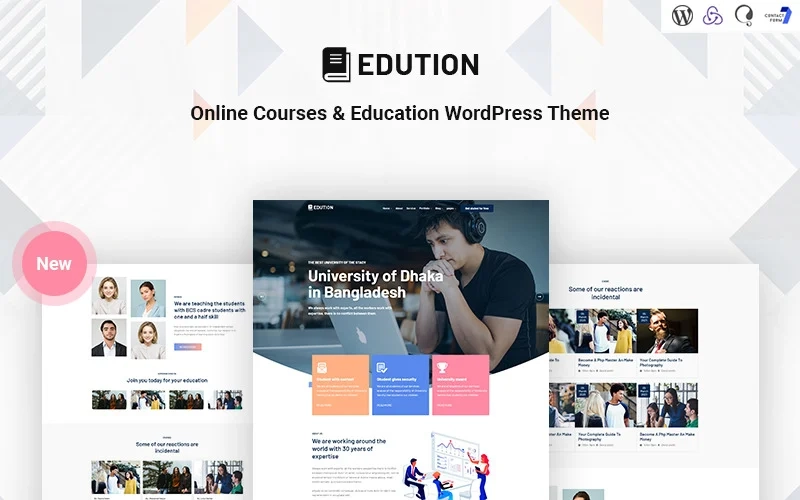 Edution – Online Courses & Education Responsive WordPress Theme
