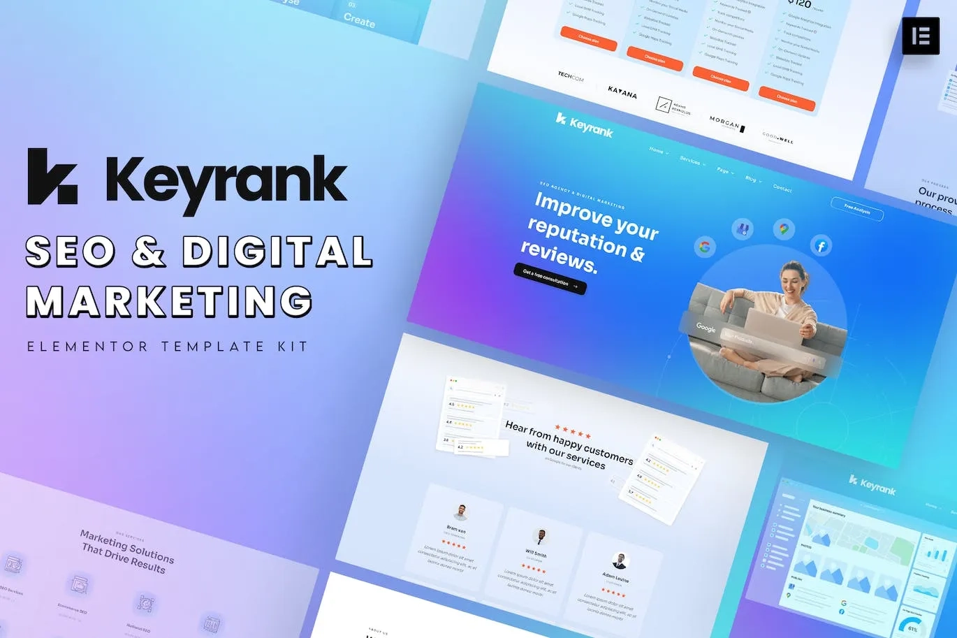 Keyrank – SEO & Digital Marketing Agency Template