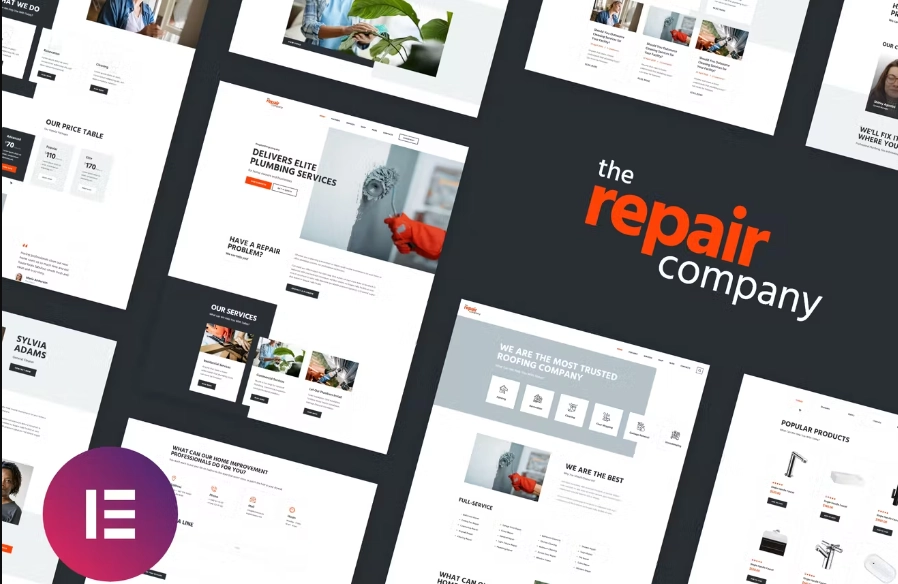 Renovirta – Plumbing & Repair Elementor Template