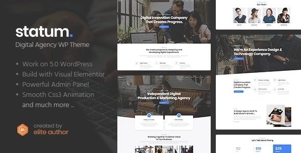 Statum – Business & Agency WordPress Theme