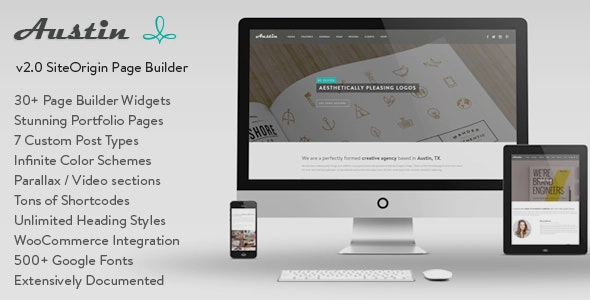 Austin – Multi-Purpose Design Agency WP Theme