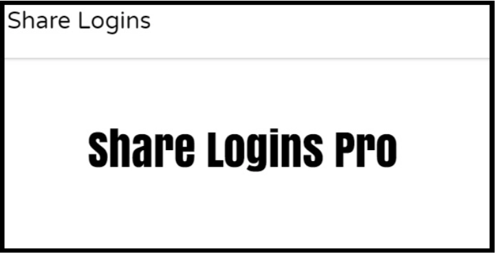 Share Logins