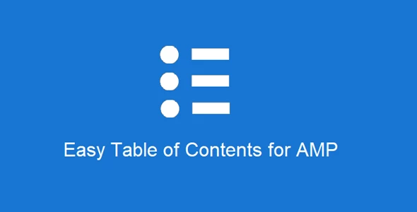 Easy Table of Contents for AMP