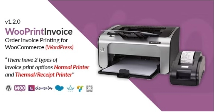 WooPrintInvoice - Order invoice print for WooCommerce