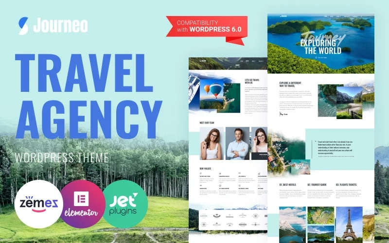 Journeo – Travel Agency WordPress Elementor Theme WordPress Theme