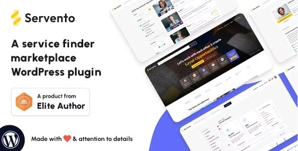 Servento - A service finder marketplace WordPres plugin