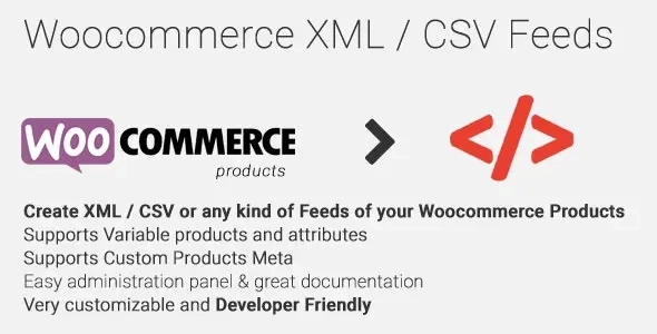 Woocommerce XML Feeds