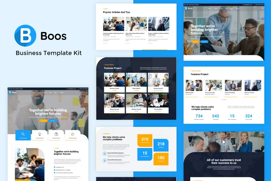 Boos – Business Elementor Template