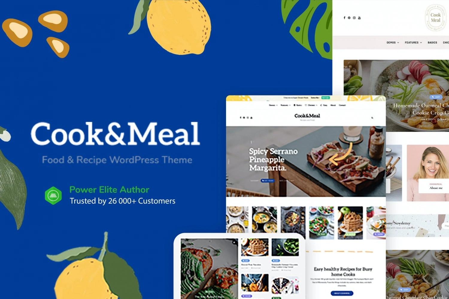 Cook&Meal – Food Blog & Recipe WordPress Theme