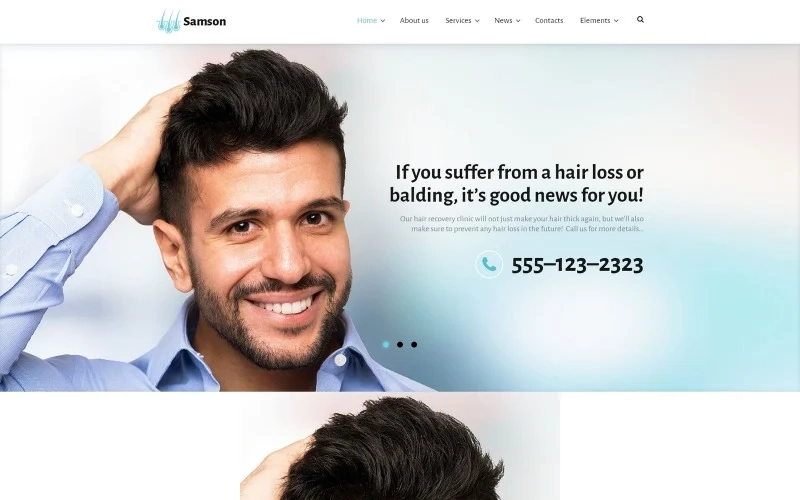 Samson – Hair Recovery Clinic WordPress Theme