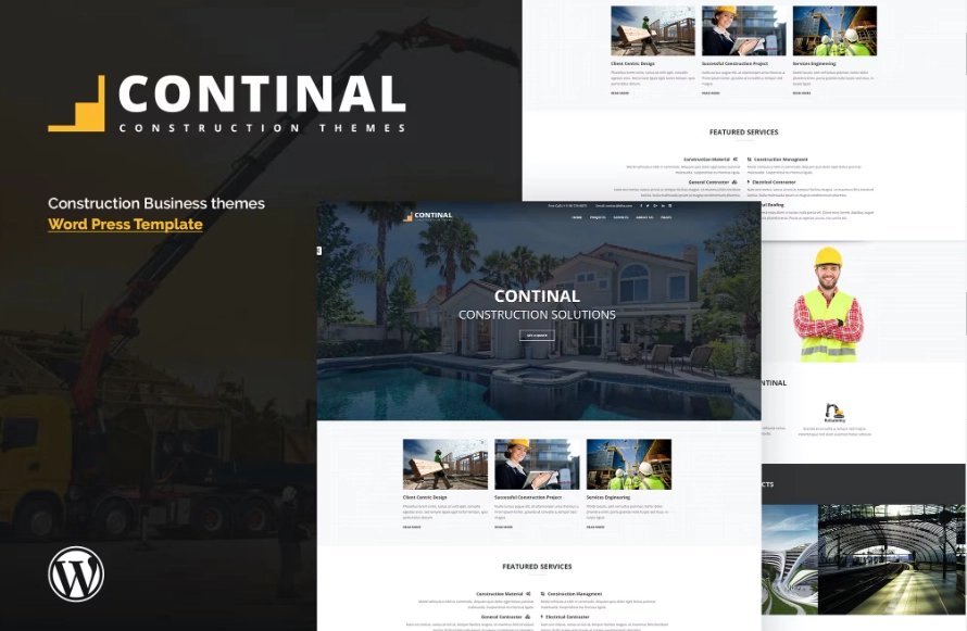 Continal – Construction & Business WordPress Theme