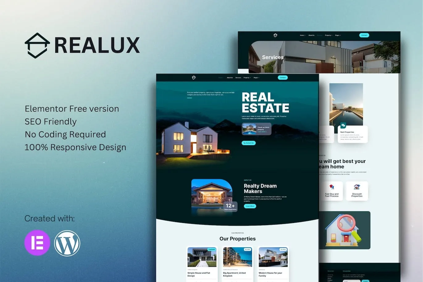 Realux – Real Estate Elementor Template