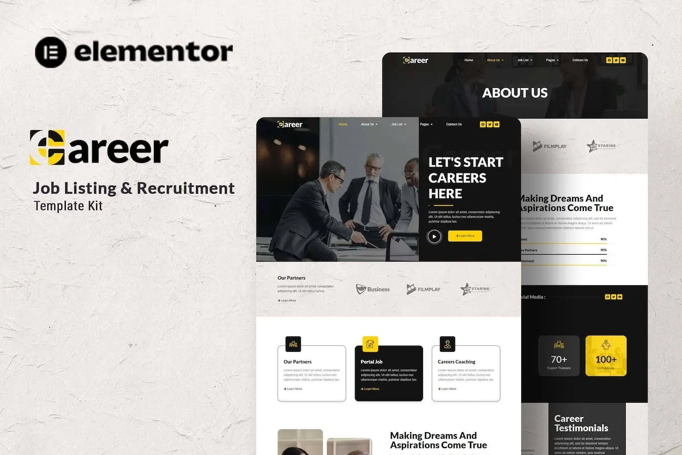 Career – Job Recruitment Elementor Template