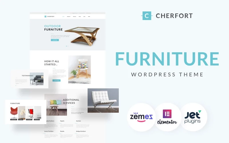 Cherfort – Furniture Company Responsive WordPress Theme
