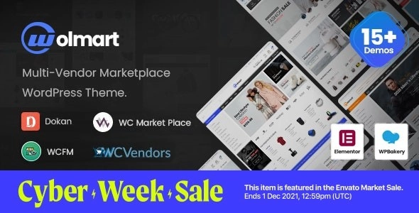 Wolmart | Multi-Vendor Marketplace WooCommerce Theme