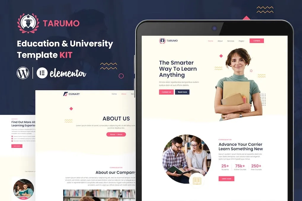Tarumo – Education & University Elementor Template