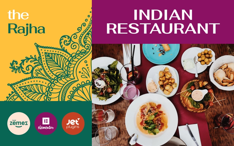Rajha – Indian Restaurant WordPress Theme