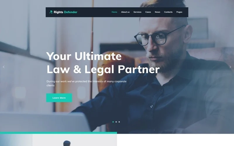 Rights Defender – Lawyer WordPress theme WordPress Theme