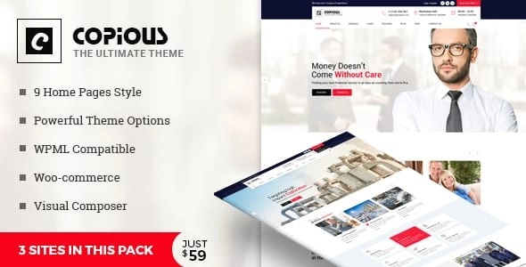 Copious – Multiuse WordPress Theme