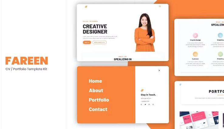 Farren – CV/Resume Elementor Template