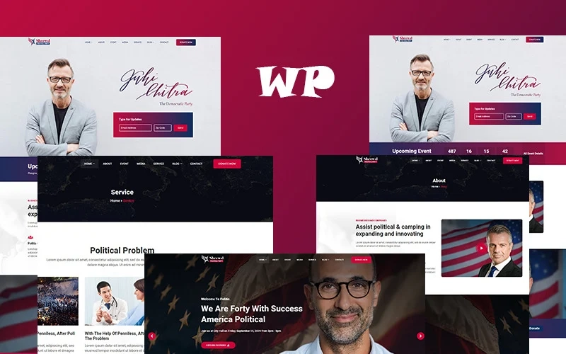 Shrewd – Political Responsive WordPress Theme