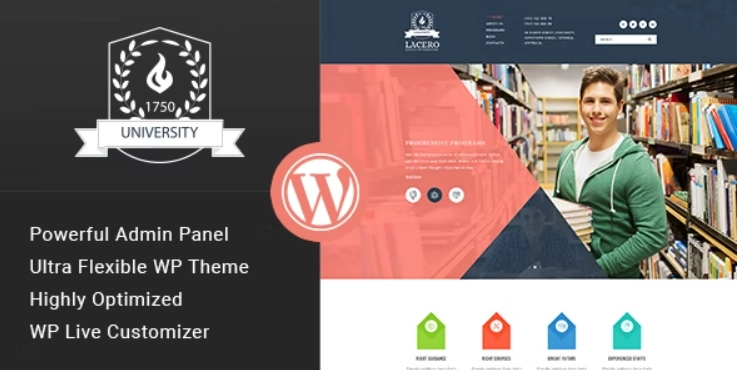 Lacero – Education & University WordPress Theme