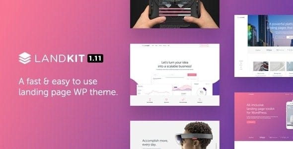 Landkit – WordPress Landing Page Theme