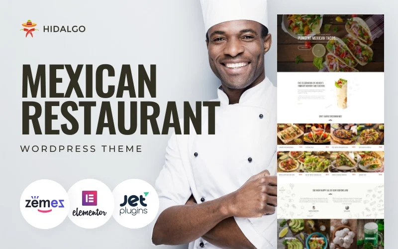 Hidalgo – Mexican Food Restaurant WordPress Theme