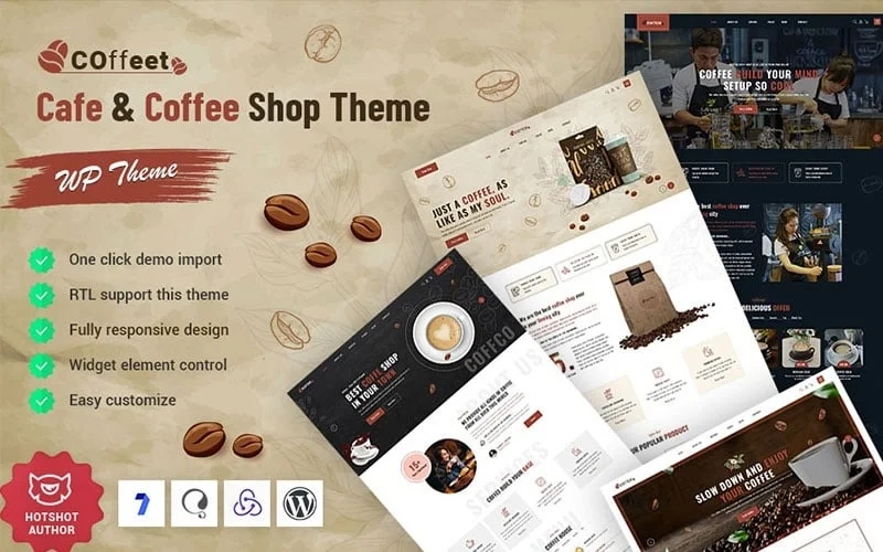 Coffeet – Cafe & Coffee Shop WordPress Theme
