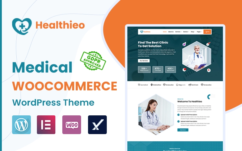 Healthieo – Medical WooCommerce WordPress Theme