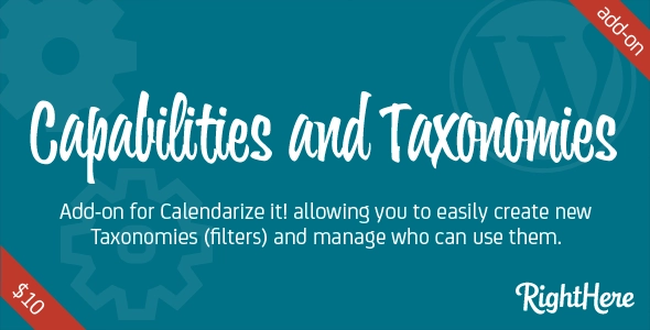Capabilities and Taxonomies add-on for Calendarize it!