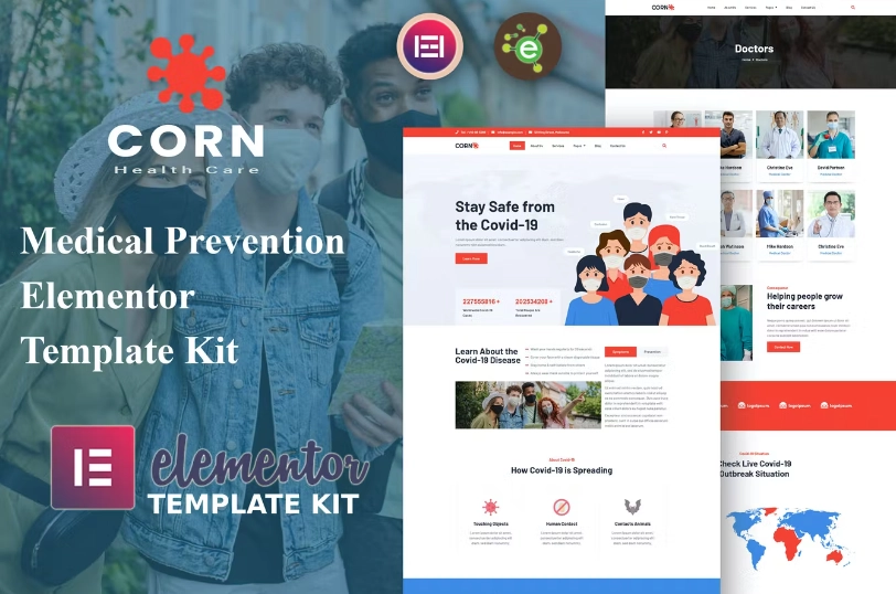 Corn – Medical Prevention Elementor Template