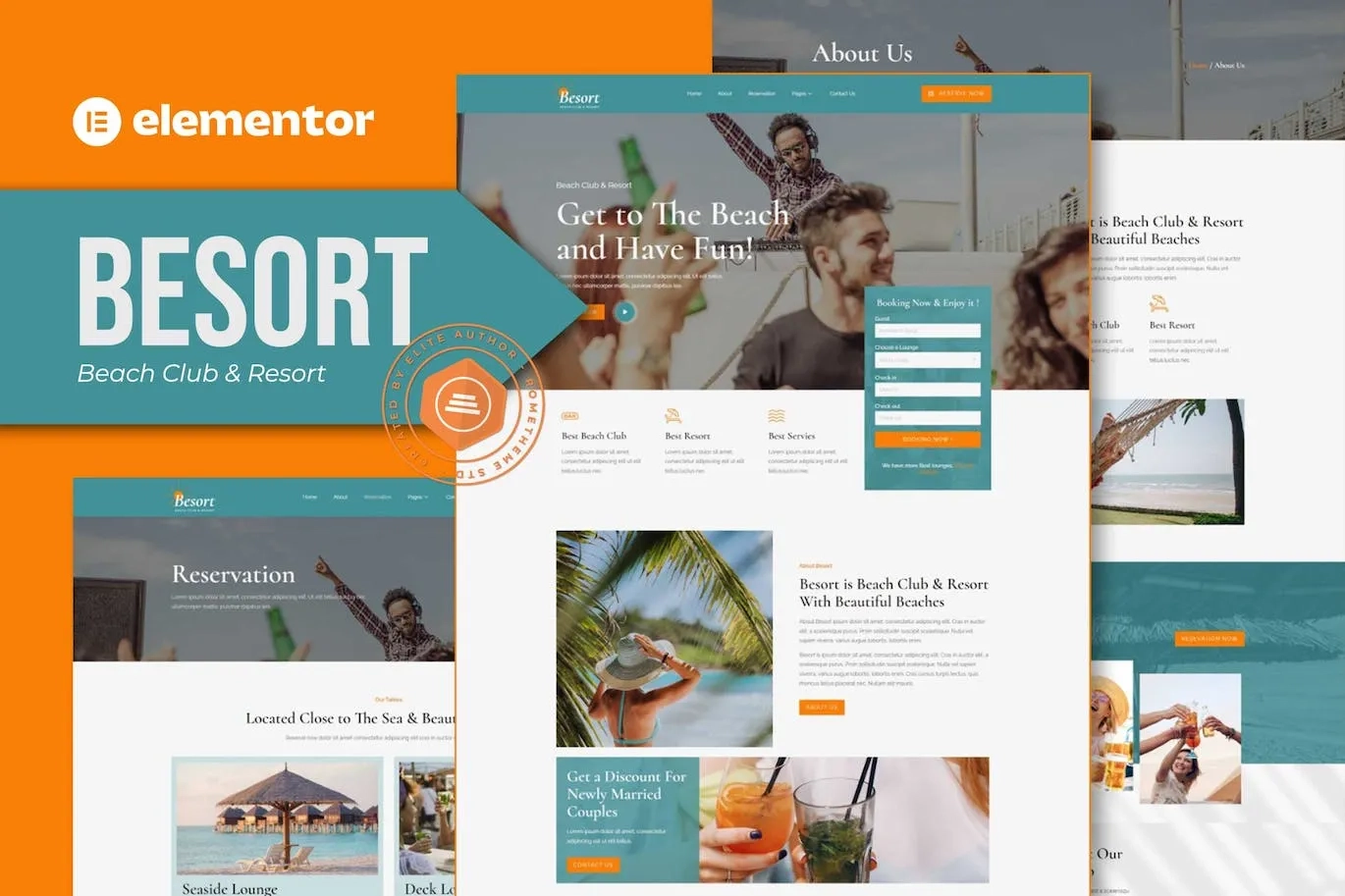 Besort – Beach Club & Resort Elementor Template