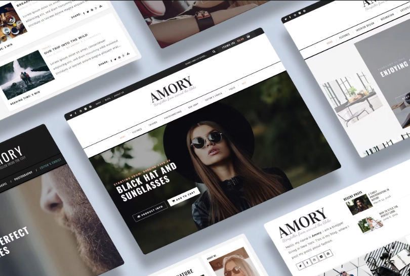 Amory Blog – A Responsive WordPress Blog Theme
