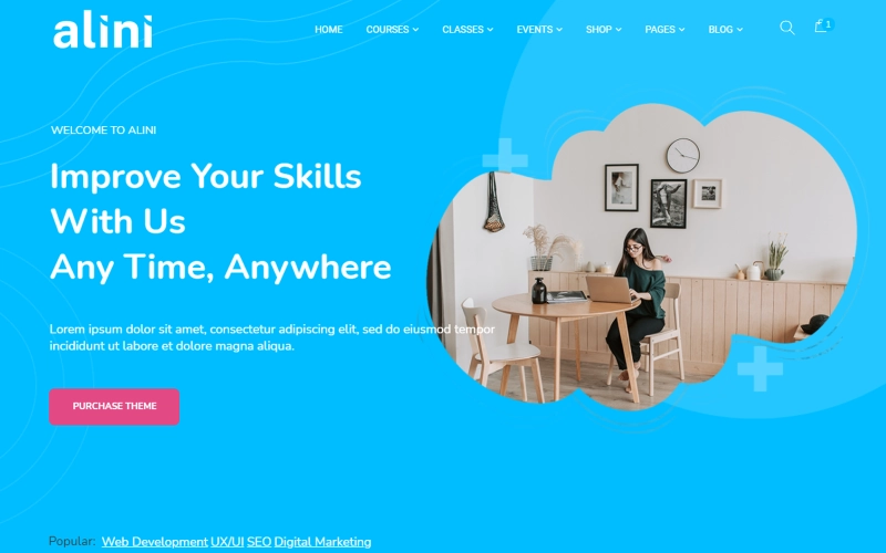 Alini – E-learning & Training LMS WordPress Theme