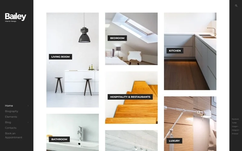 Bailey – Furniture & Interior Design WordPress Theme
