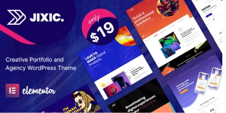 Jixic – Creative Portfolio & Agency WordPress Theme