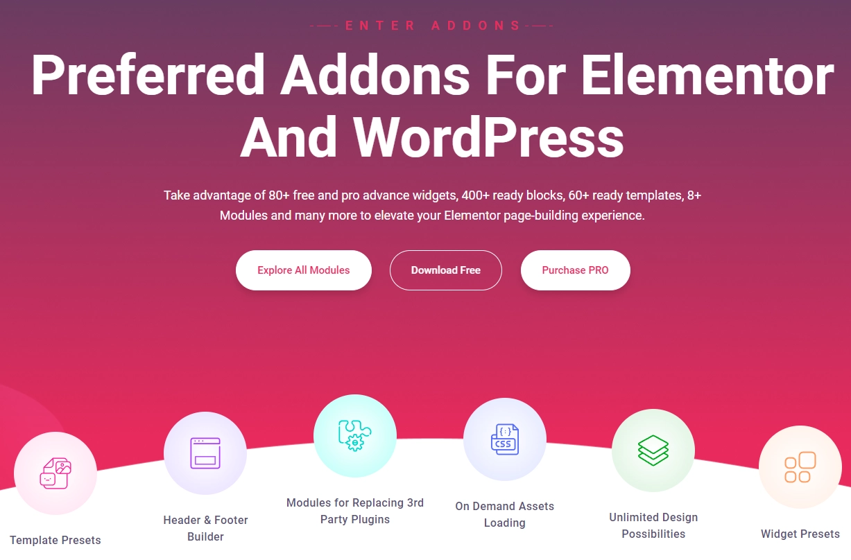 Enter Addons Pro